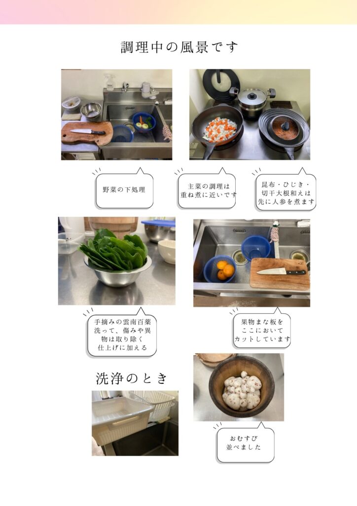 補足が必要な箇所を写真で説明し、デザインしました